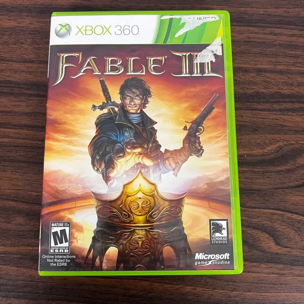 Xbox 360 Fable III NTSC CIB Complete In Box Video Game